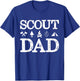 Scout Dad Scouting Troop Supporter Camping Scouting Dad T-Shirt - T-Shirt | Royal
