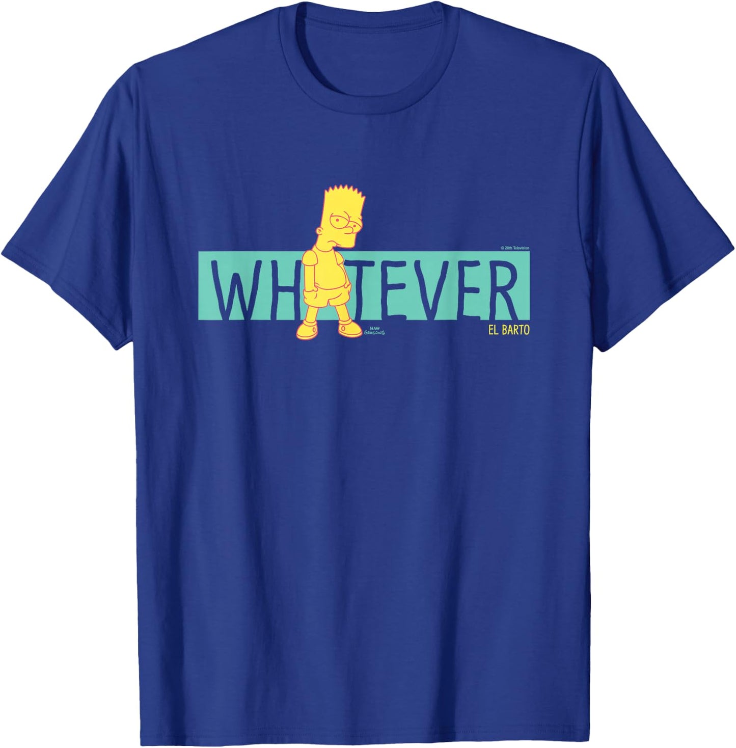 The Simpsons Bart Simpson Whatever El Barto T-Shirt - T-Shirt | Royal