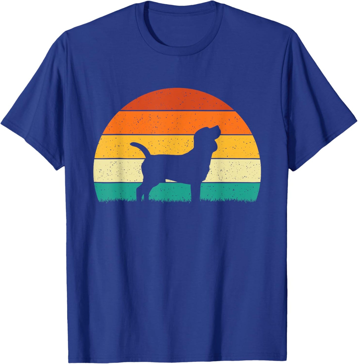 Retro Vintage Beagle - Dog Lover Animal Lover Puppy T-Shirt - T-Shirt | Royal