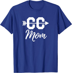 Cross Country Mom - XC Logo Running Fan T-Shirt - T-Shirt | Royal