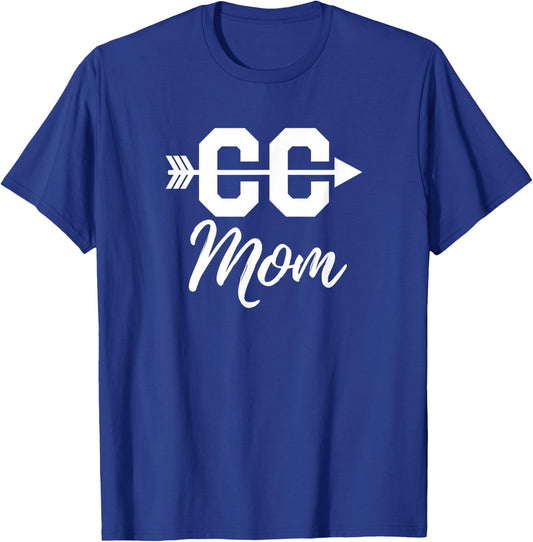 Cross Country Mom - XC Logo Running Fan T-Shirt - T-Shirt | Royal