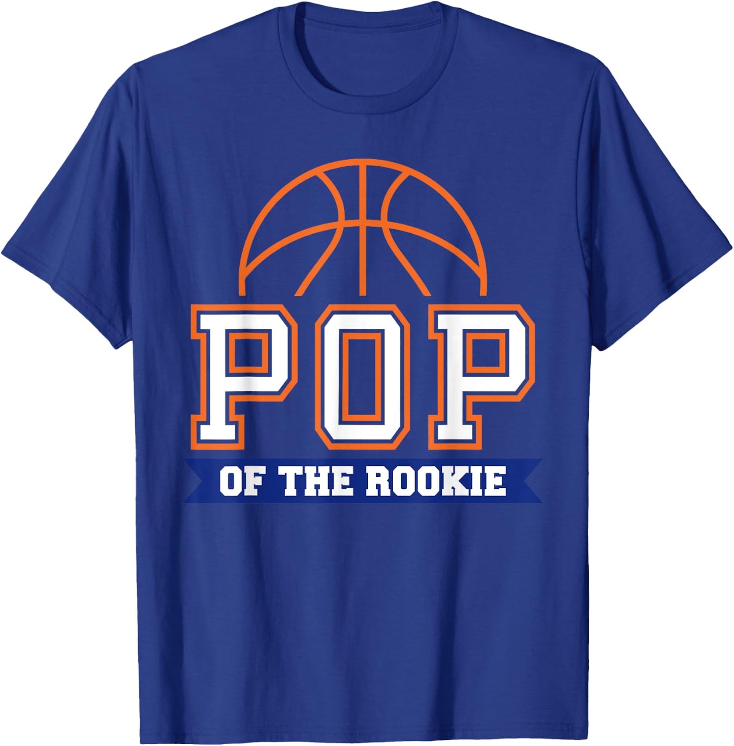 POP of Rookie 1st Birthday Basketball Theme Matching Party T-Shirt - T-Shirt | Royal