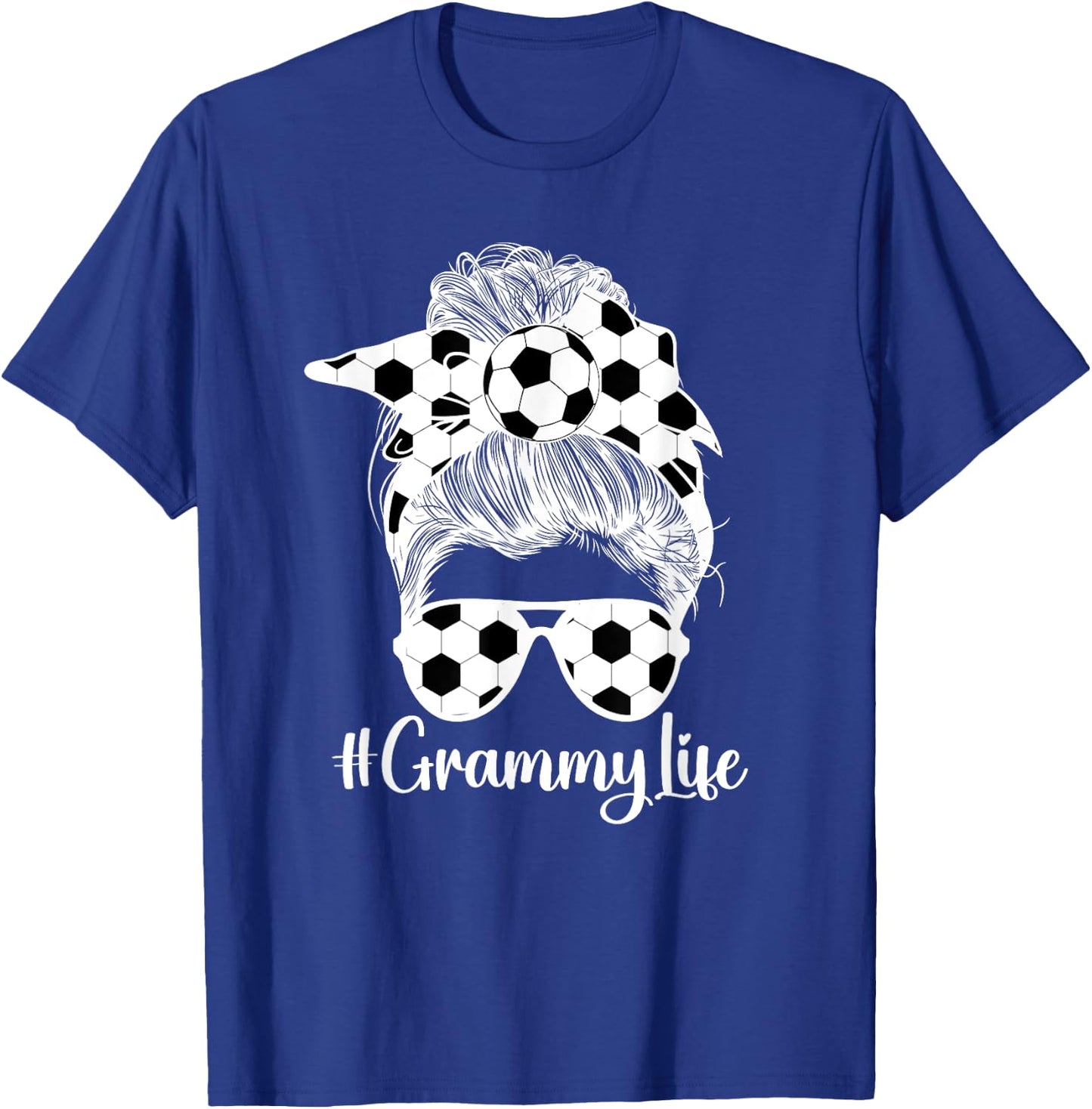 Grammy Life Soccer Grammy Of A Soccer Player Grammy T-Shirt - T-Shirt | Royal