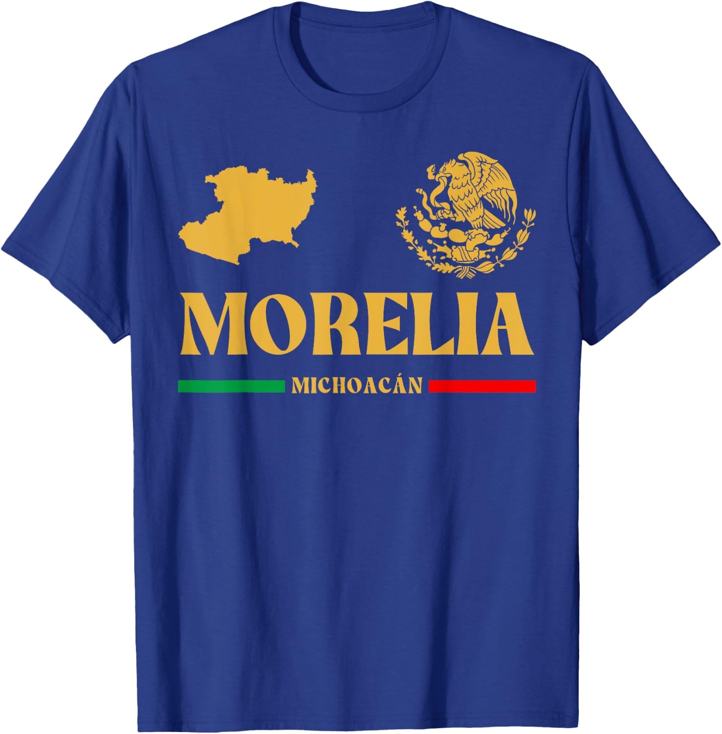Morelia Emblem, Morelia Michoacan, Morelia T-Shirt - T-Shirt | Royal