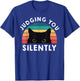 Funny Black Cat Judging You Silently Sarcastic Cat Mom Dad T-Shirt - T-Shirt | Royal