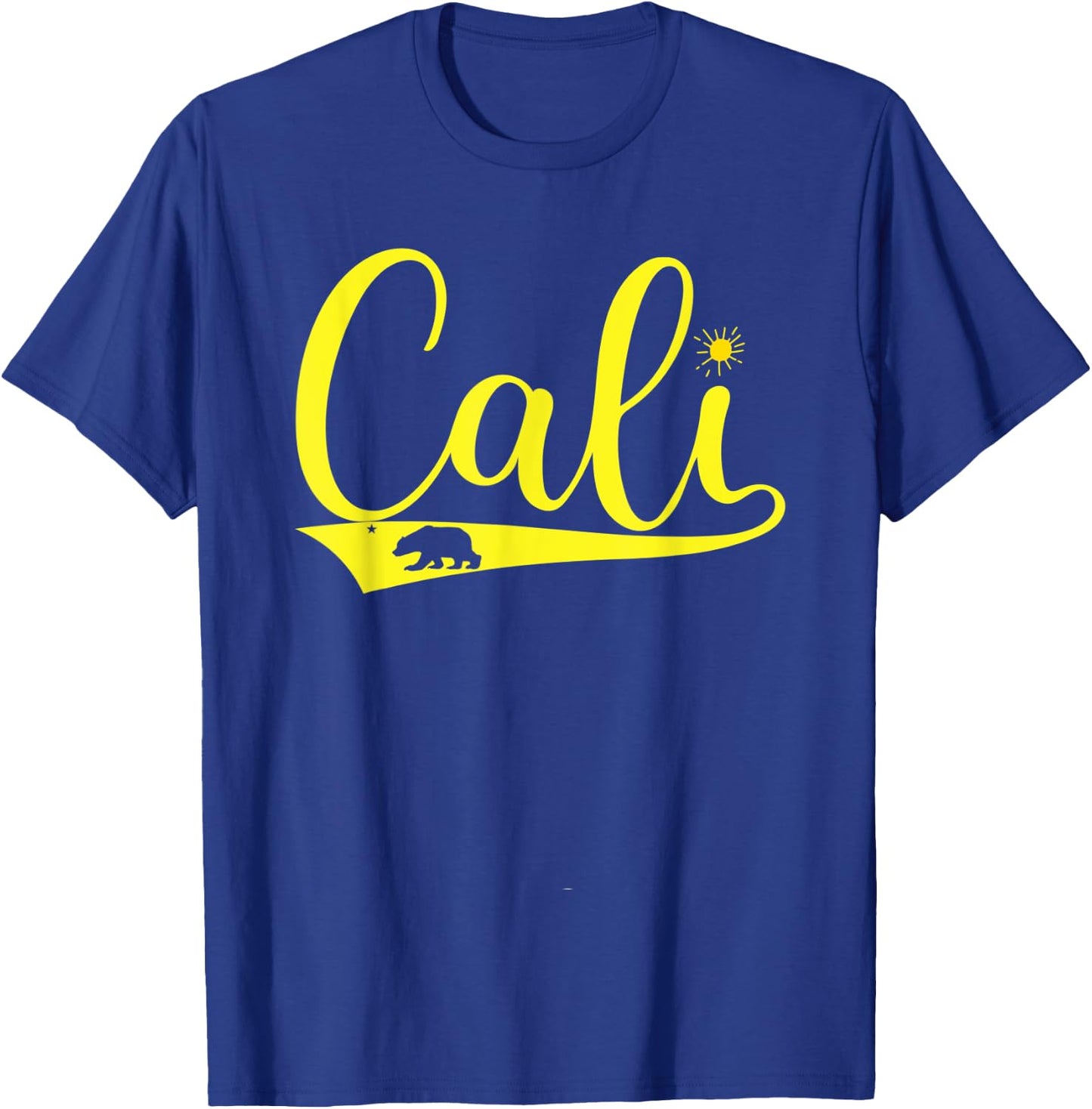 Cali California Bear CA Republic T-Shirt - T-Shirt | Royal