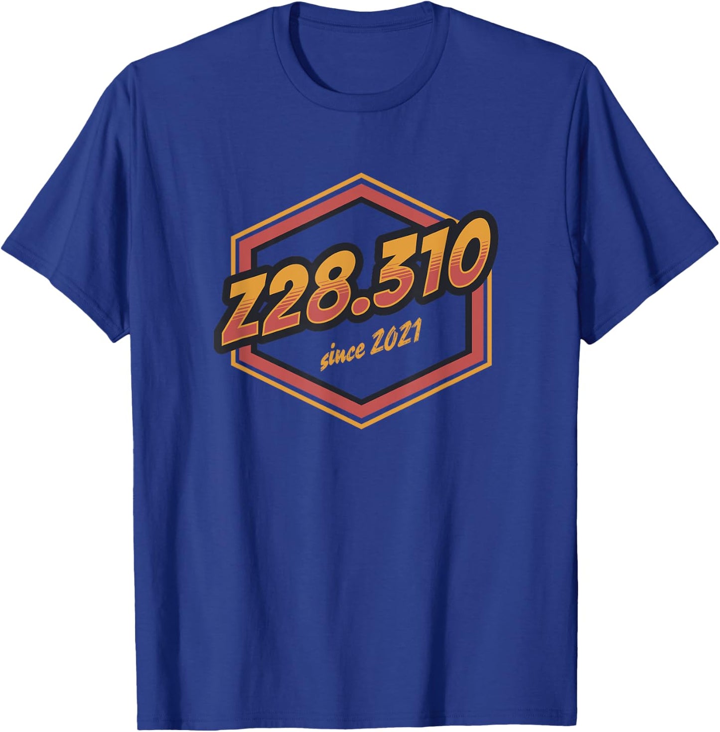 Code Z28.310 Retro since 2021 T-Shirt - T-Shirt | Royal