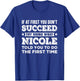 NICOLE Name Customized Personalized Birthday Funny Joke T-Shirt - T-Shirt | Royal