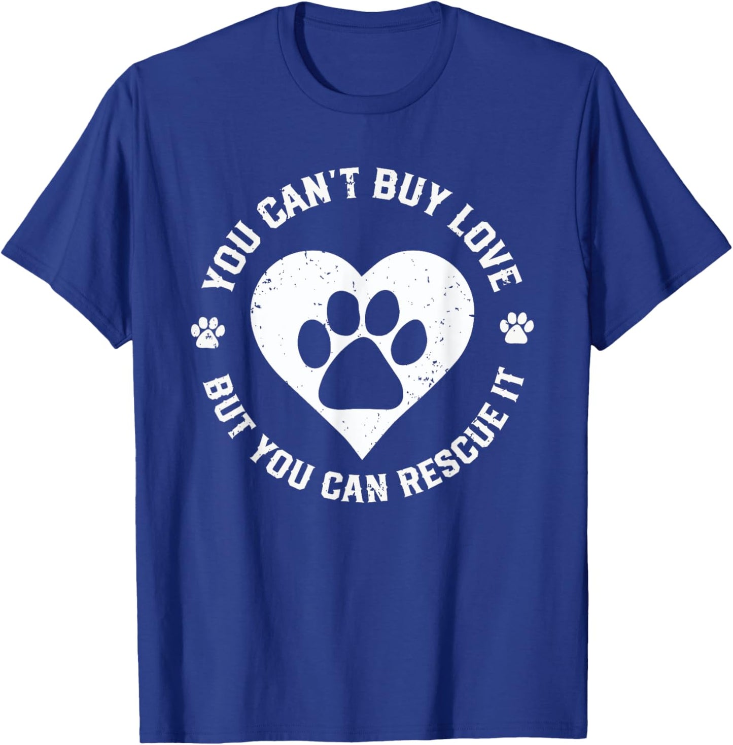 you can't buy Love rescue dog lover in your life Women Kids T-Shirt - T-Shirt | Royal