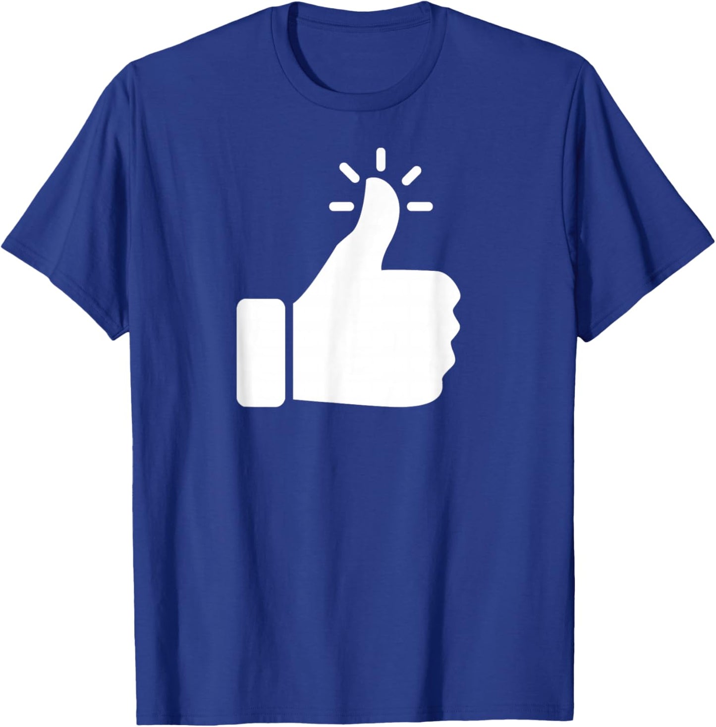 Likeable Thumbs Up Clothing | Funny & Cute Like Button T-Shirt - T-Shirt | Royal