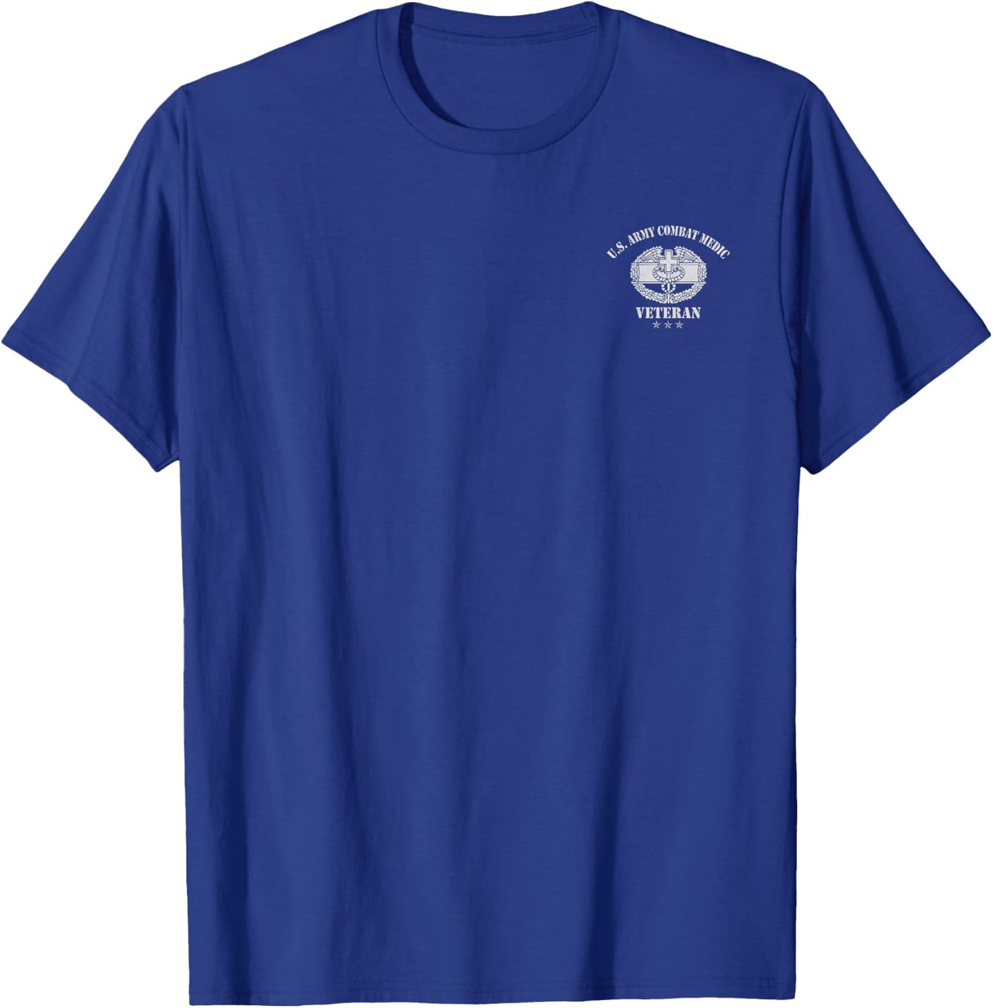U.S Army Combat Medic Veteran Medical Military T-Shirt - T-Shirt | Royal