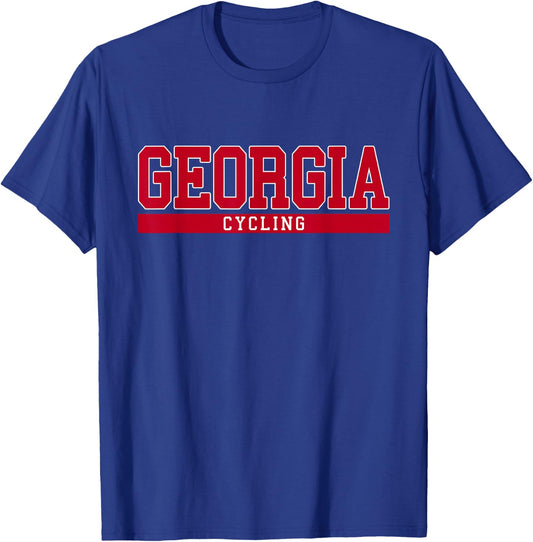 Georgia Cycling T-Shirt - T-Shirt | Royal