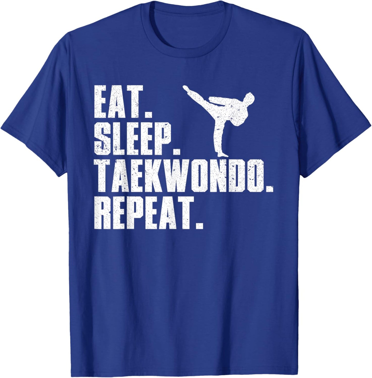 Funny Taekwondo Design For Boys Girls Tae Kwon Do Fighters T-Shirt - T-Shirt | Royal