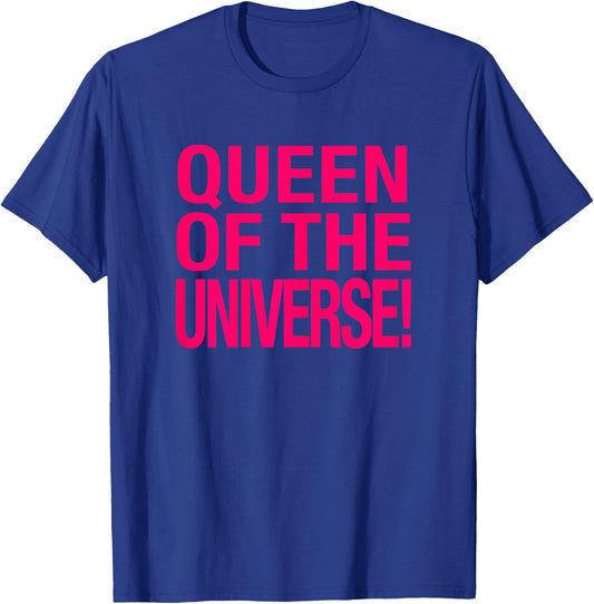 Queen of The Universe Baby Y2K Slogan Women T-Shirt - T-Shirt | Royal
