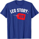 Leg Story $20 Disability Aids Amputee Funny Amputation T-Shirt - T-Shirt | Royal