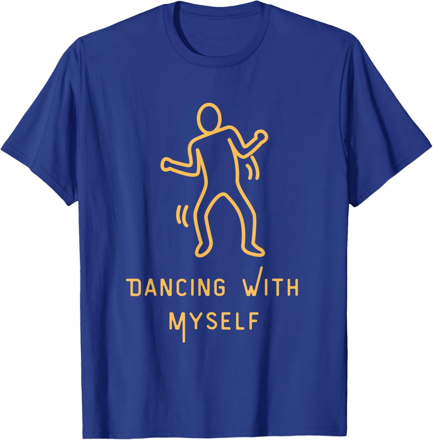 Funny 1980s Dancing With Myself Shirt T-Shirt - T-Shirt | Royal
