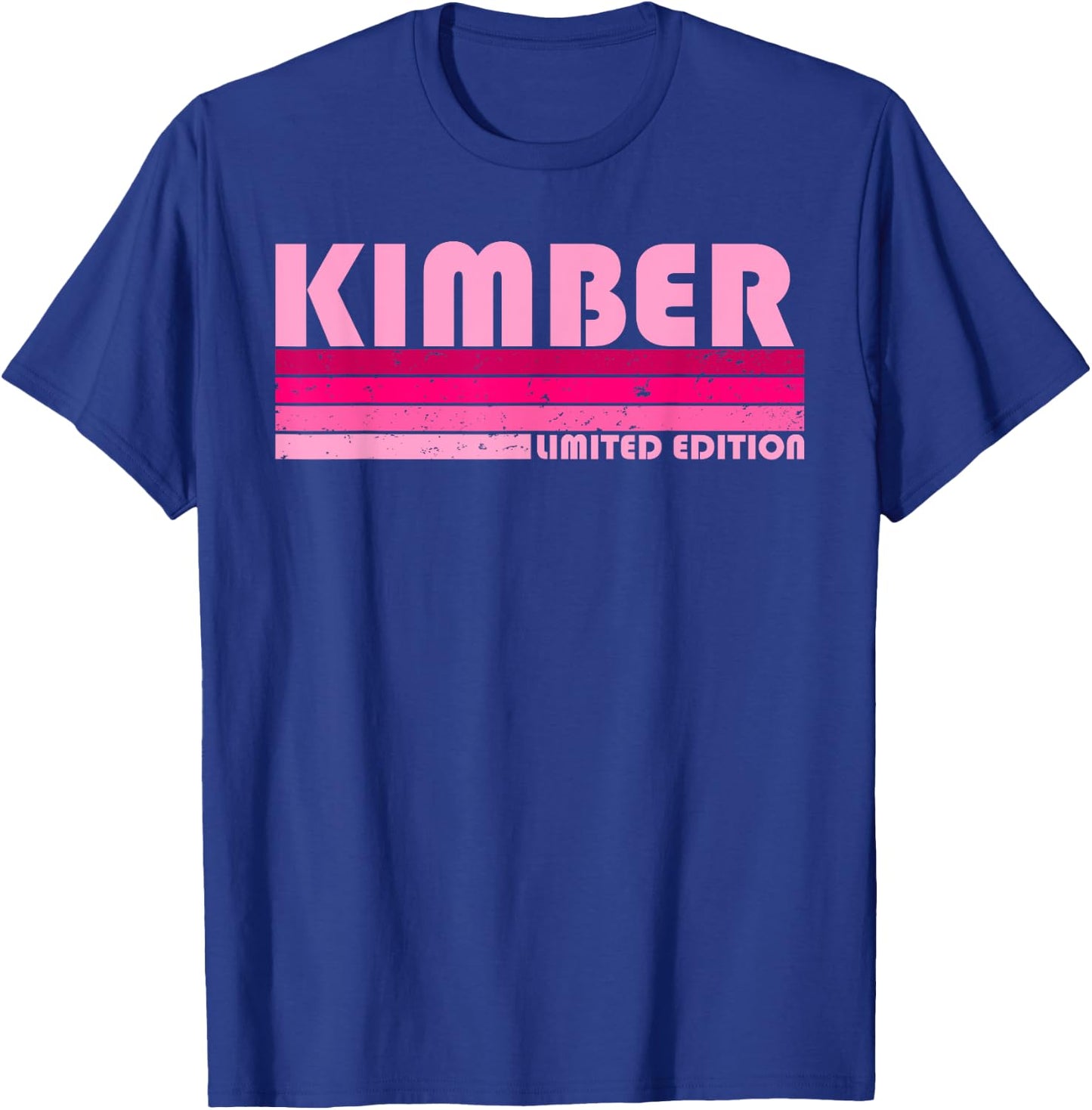 KIMBER Name Personalized Retro Vintage 80s 90s Birthday T-Shirt - T-Shirt | Royal