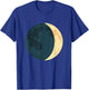 Waxing Crescent Moon Symbol Costume T-Shirt - T-Shirt | Royal