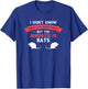 Rat I Don't Know The Question Rodent Rat Lover Rat Owner T-Shirt - T-Shirt | Royal