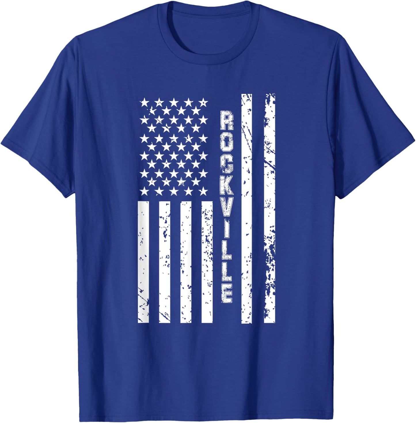 Rockville United States Patriotic American Flag Kids Men T-Shirt - T-Shirt | Royal