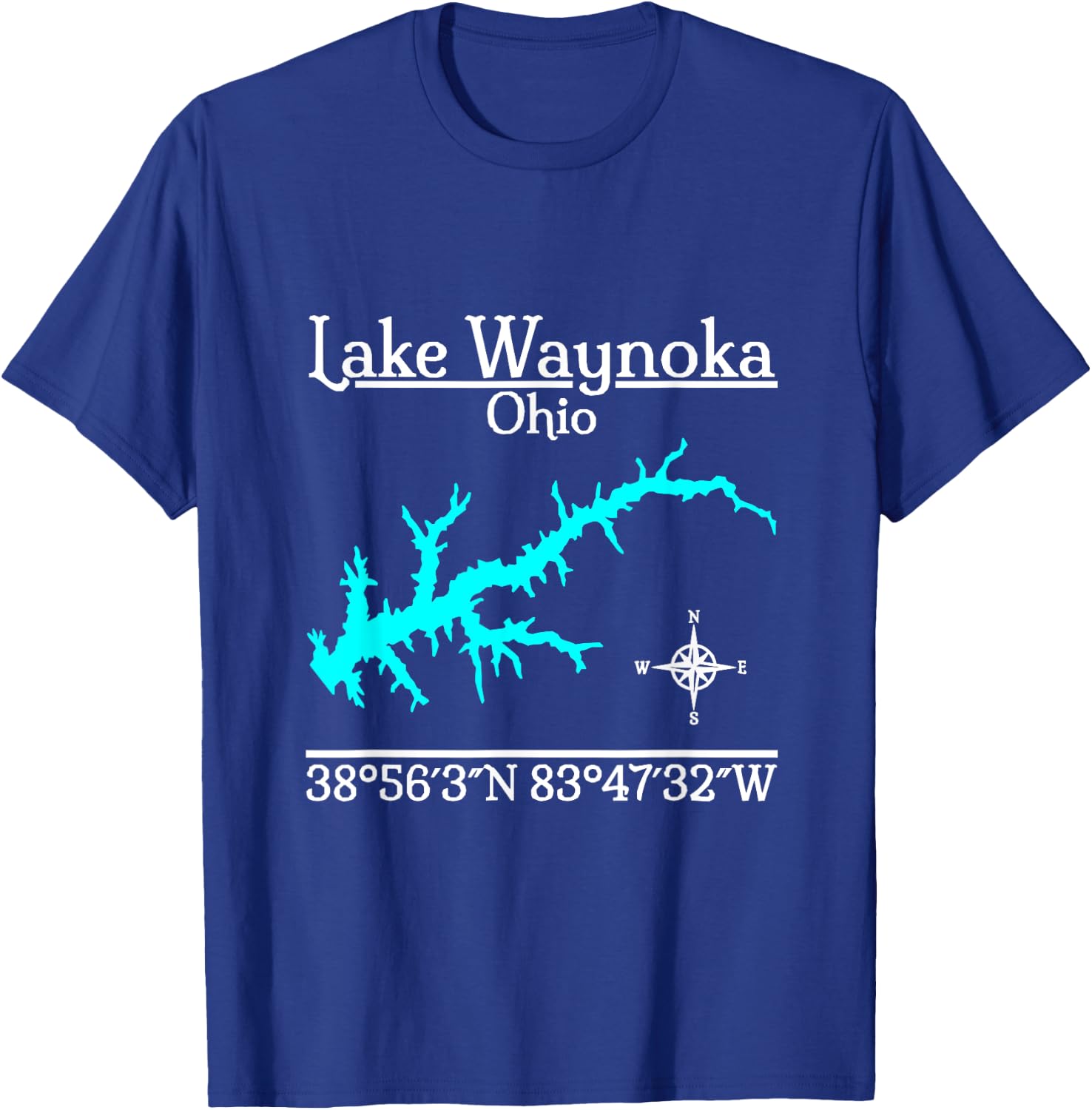 Lake Waynoka, Ohio T-Shirt - T-Shirt | Royal