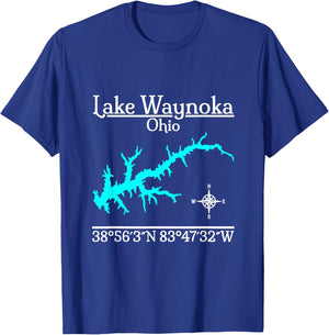 Lake Waynoka, Ohio T-Shirt - T-Shirt | Royal