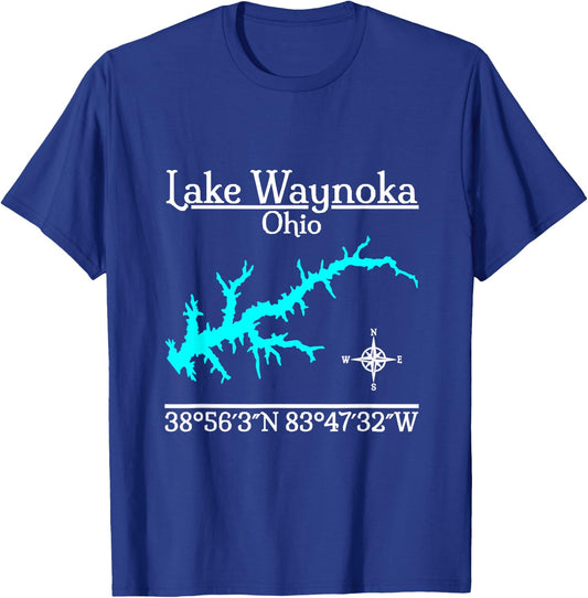 Lake Waynoka, Ohio T-Shirt - T-Shirt | Royal