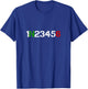 Motorcycle Gear Shift 1N23456 Motorbike Biker Tour T-Shirt - T-Shirt | Royal
