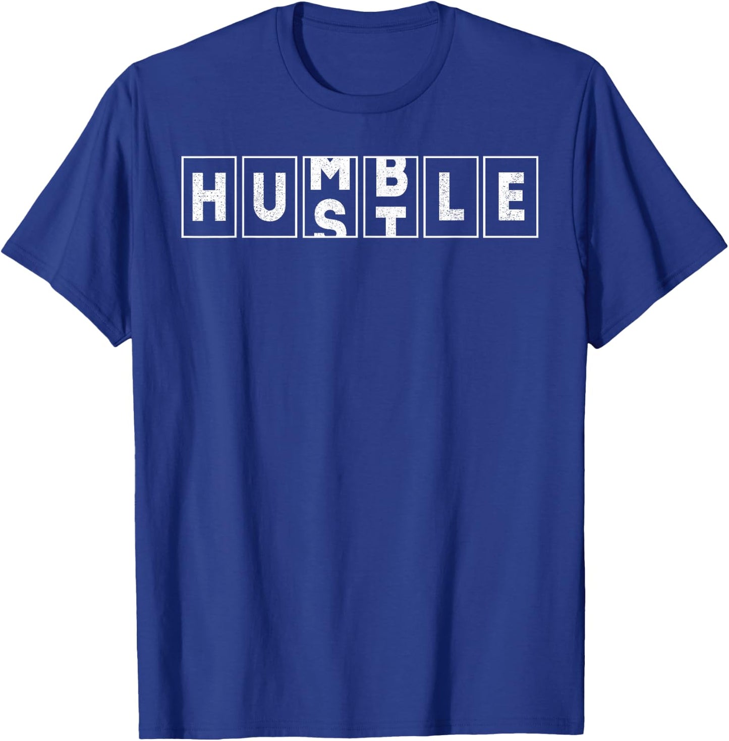 Funny Hustle Humble Odometer Men Women Cool Inspirational T-Shirt - T-Shirt | Royal