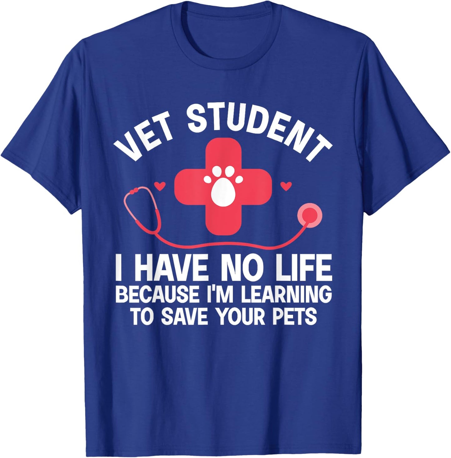 Cool Veterinarian Student Art Women Veterinary Vet T-Shirt - T-Shirt | Royal