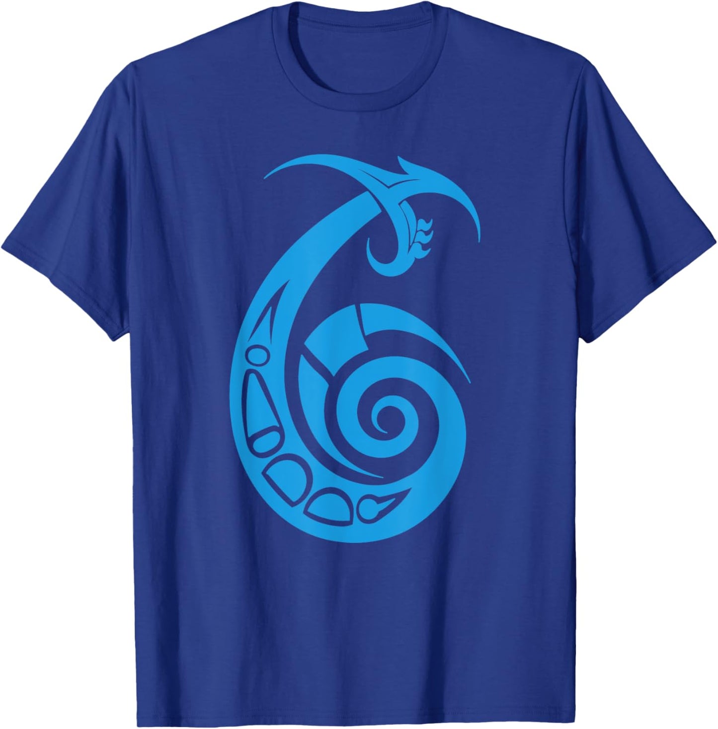 Tribal Fish Hook Shirt - Tribal Fishing - Makau Fish Hook T-Shirt - T-Shirt | Royal