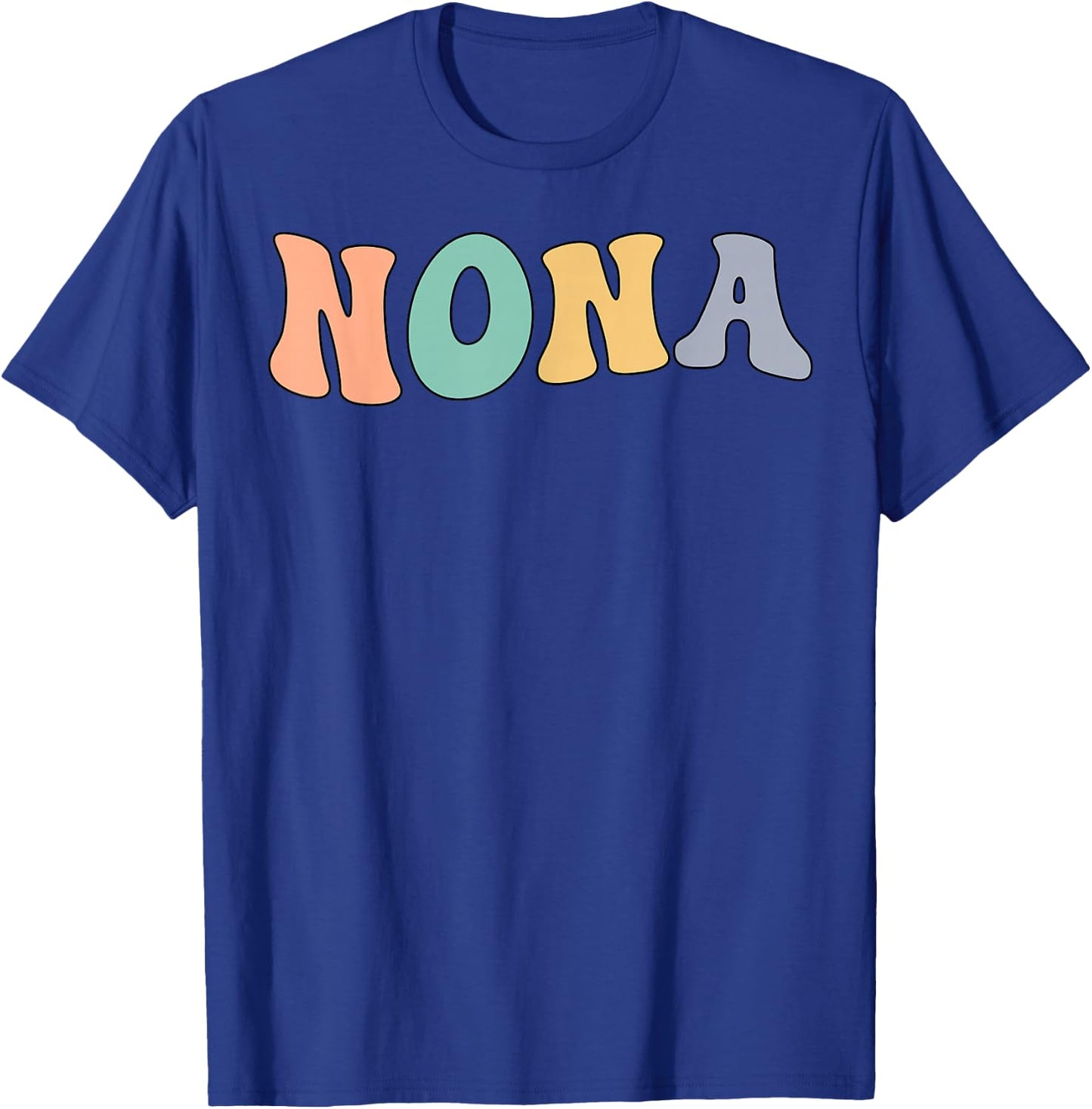 Groovy Nona Grandmother Nona Grandma T-Shirt - T-Shirt | Royal