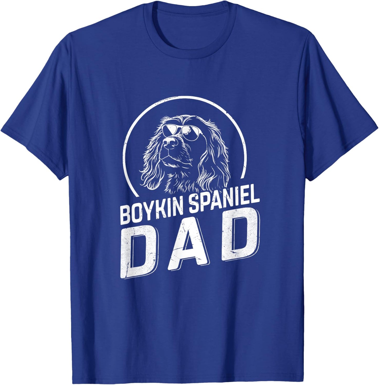 Boykin Spaniel Dad Dog Owner Gifts Men Dog Dad Father's Day T-Shirt - T-Shirt | Royal