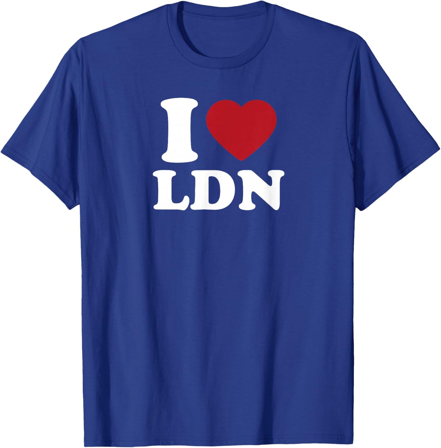 I Love LDN, I Heart LDN T-Shirt - T-Shirt | Royal