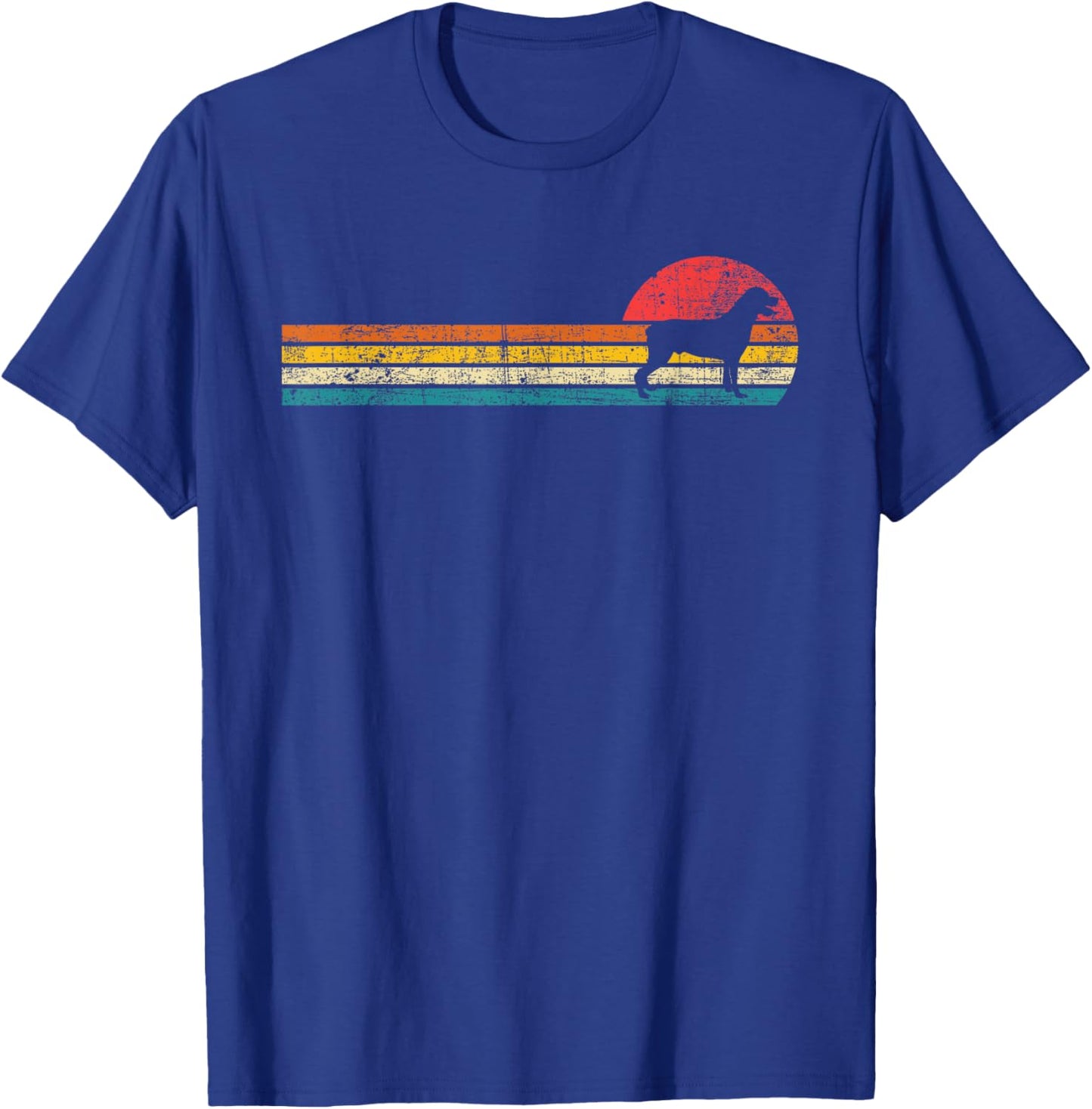Retro Vintage Rottweiler - Dog Breeder Animal Lover Puppy T-Shirt - T-Shirt | Royal