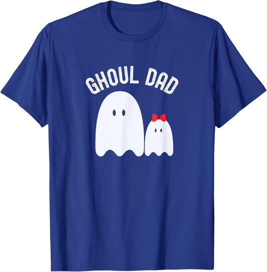 Ghoul Dad, Halloween Father, Daddy Ghost Trick or Treating T-Shirt - T-Shirt | Royal