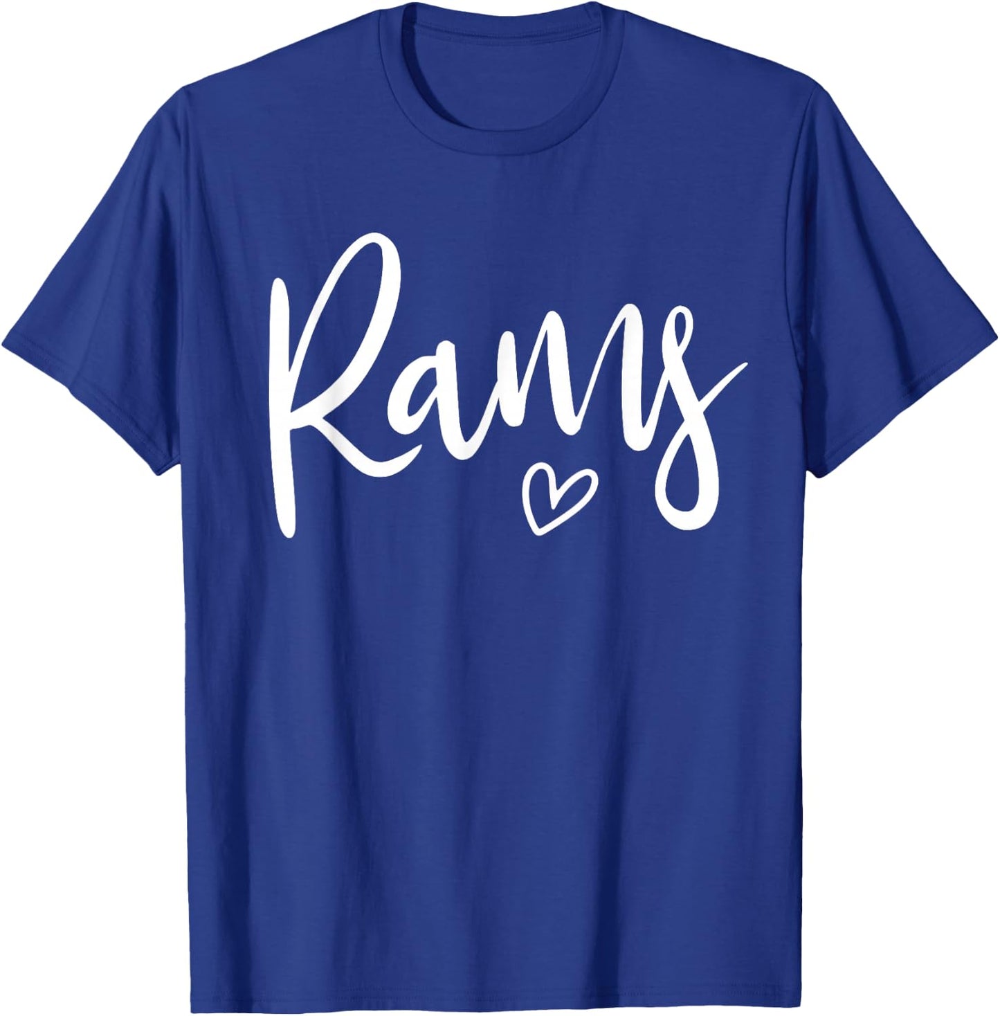 Rams Women's High School Sports Team T-Shirt - T-Shirt | Royal