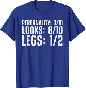 Cool Leg Amputation Art Women Leg Amputation Amputee T-Shirt - T-Shirt | Royal