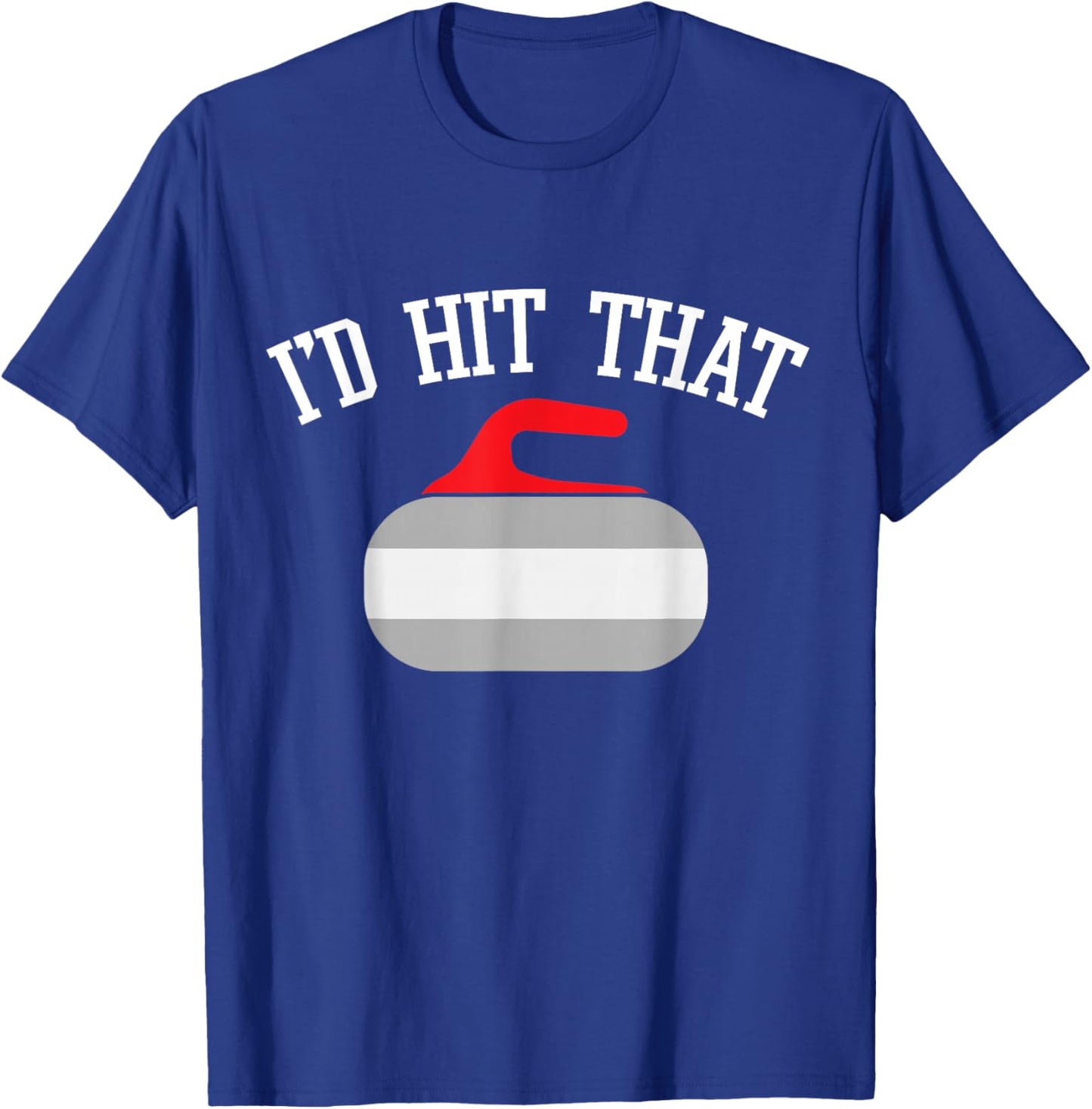 Funny Curler I Curling Stone I Curling Player T-Shirt - T-Shirt | Royal