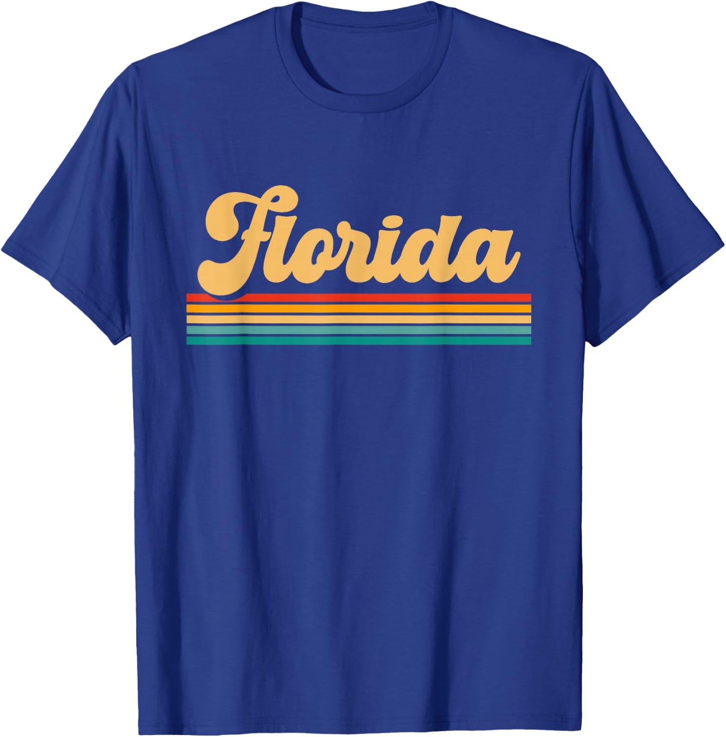 Retro State of Florida T-Shirt - T-Shirt | Royal