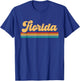 Retro State of Florida T-Shirt - T-Shirt | Royal