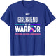 My Girlfriend Is A Warrior Thyroid Cancer Awareness T-Shirt - T-Shirt | Royal