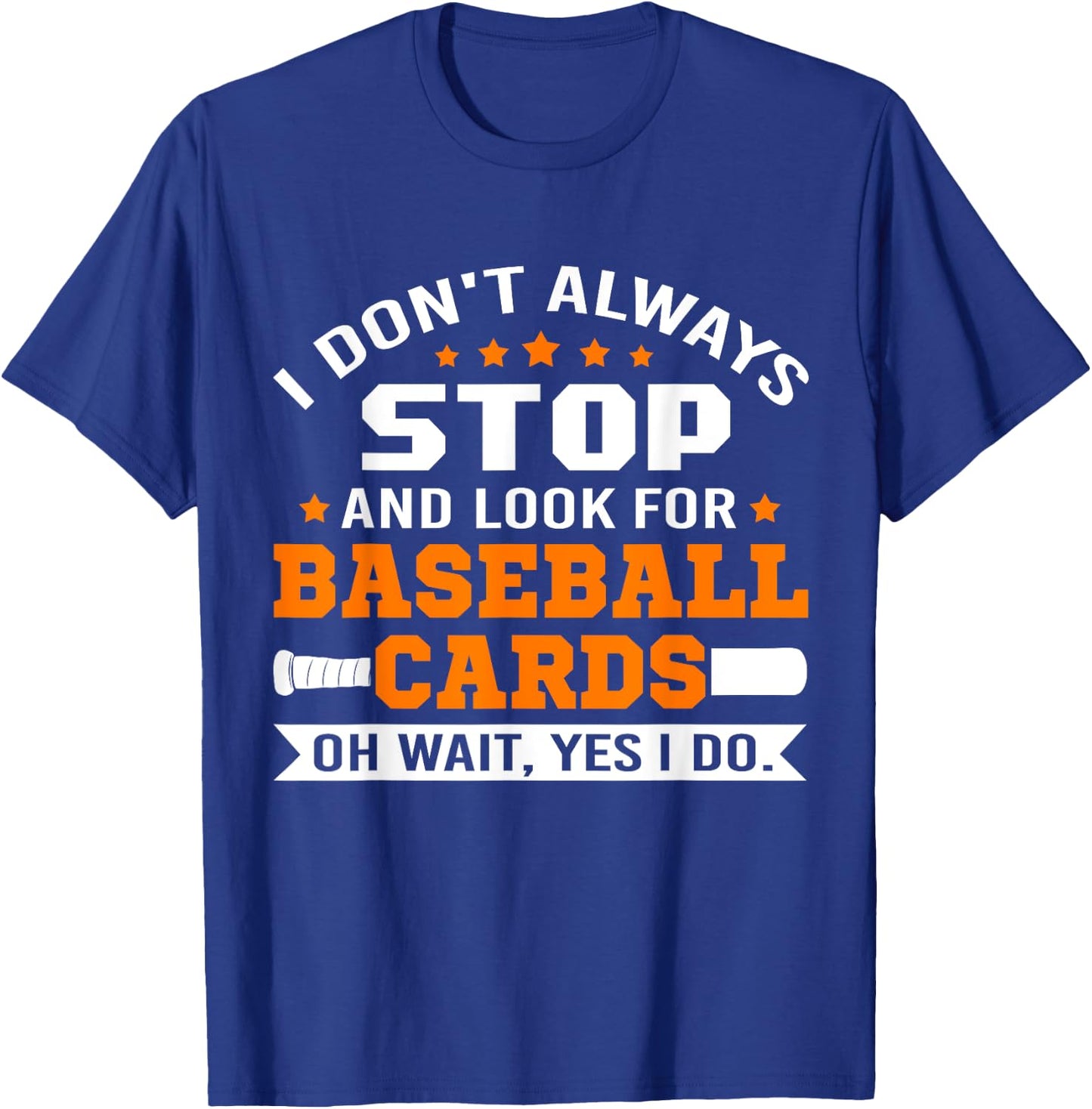 Sport Cards Collection & Baseball Card Collector T-Shirt - T-Shirt | Royal