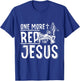 Work Out Bodybuilding, One More Rep For Jesus Bench Press T-Shirt - T-Shirt | Royal