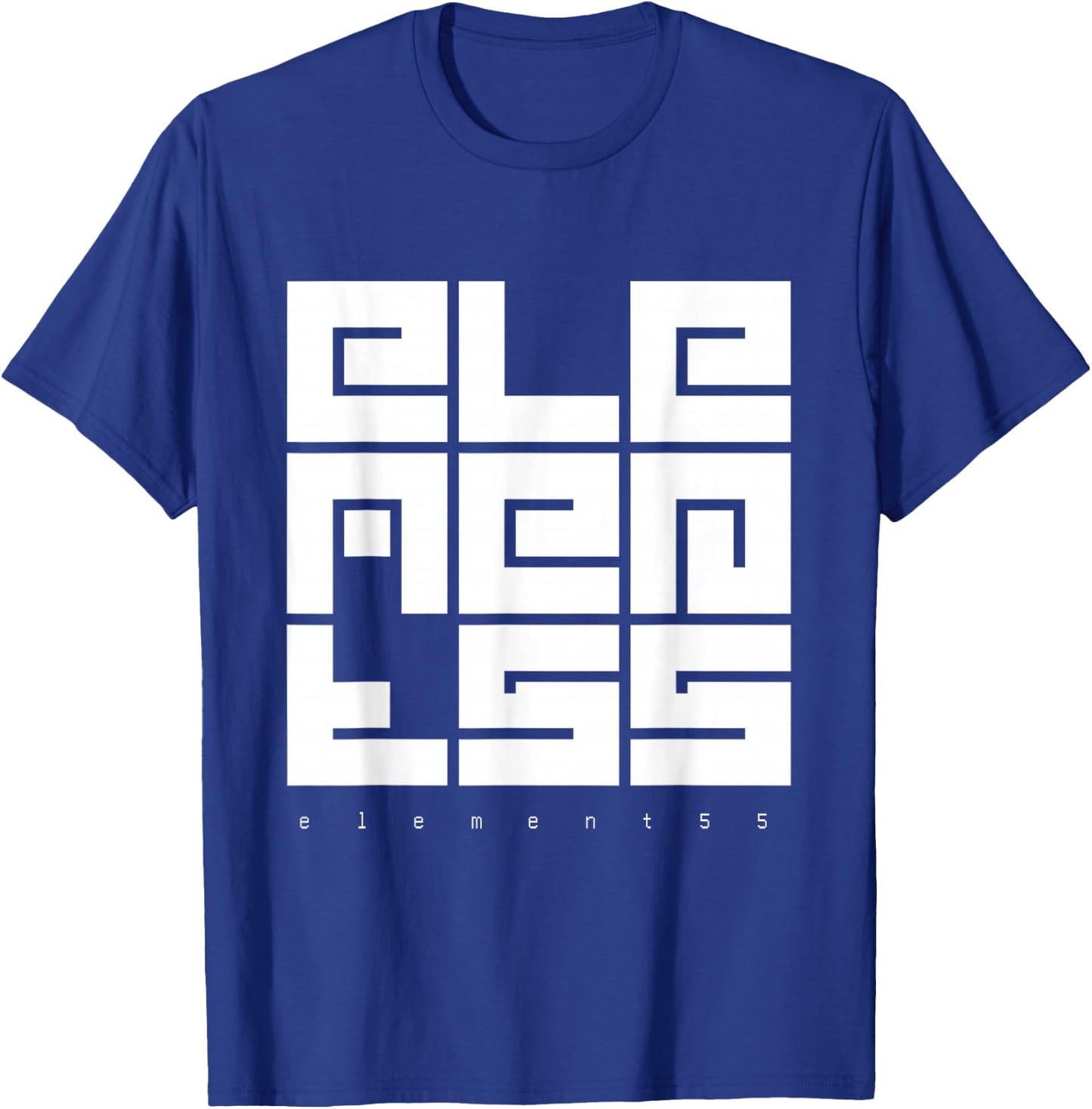 AMZN Element55 Block Logo T-Shirt - T-Shirt | Royal