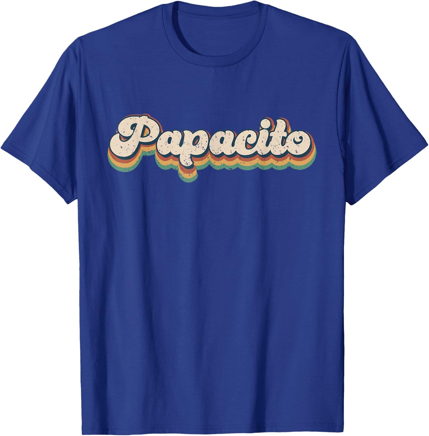 Papacito Retro Top Cute Vintage Dad T-Shirt - T-Shirt | Royal