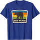 Hey Bear! Funny Hiking Outdoors Black Grizzly Bear Survival T-Shirt - T-Shirt | Royal