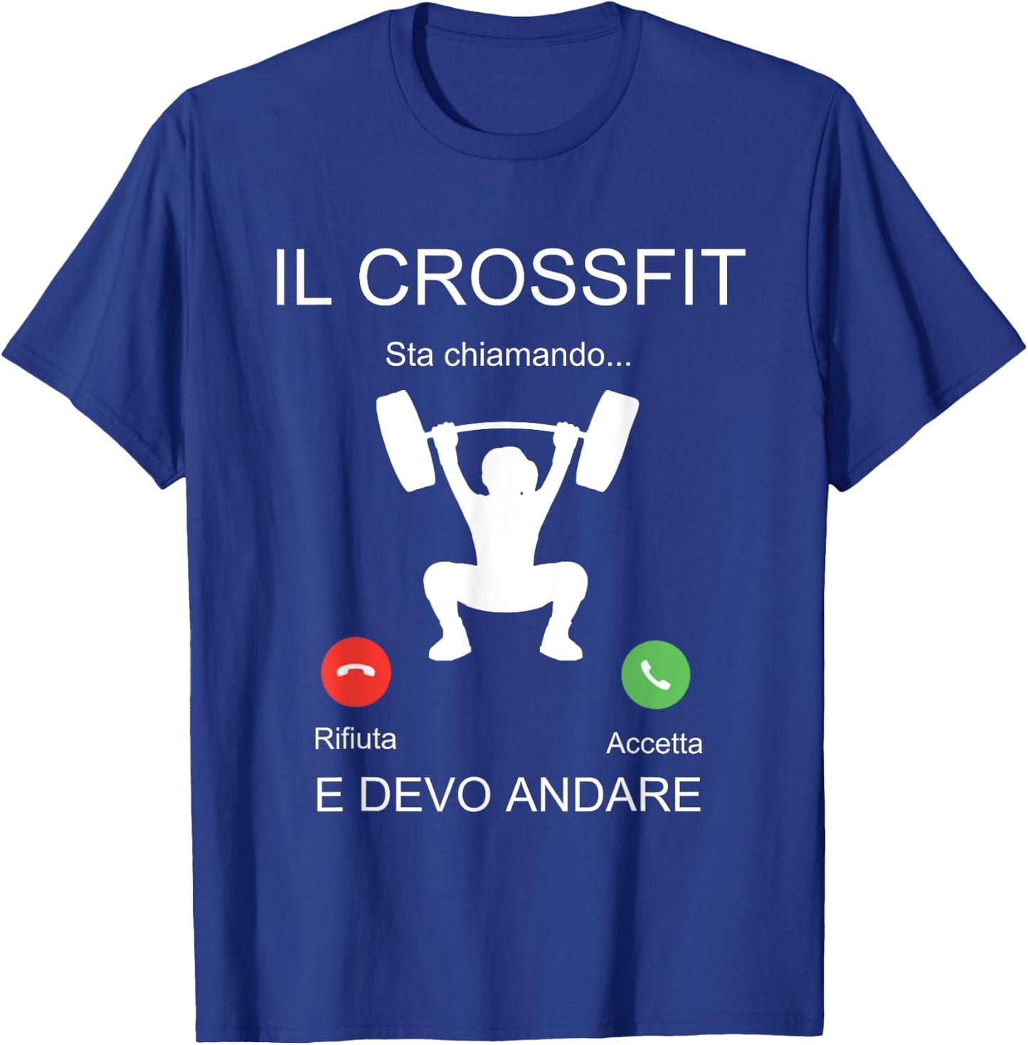 Crossfit Is Calling Funny Gift T-Shirt - T-Shirt | Royal