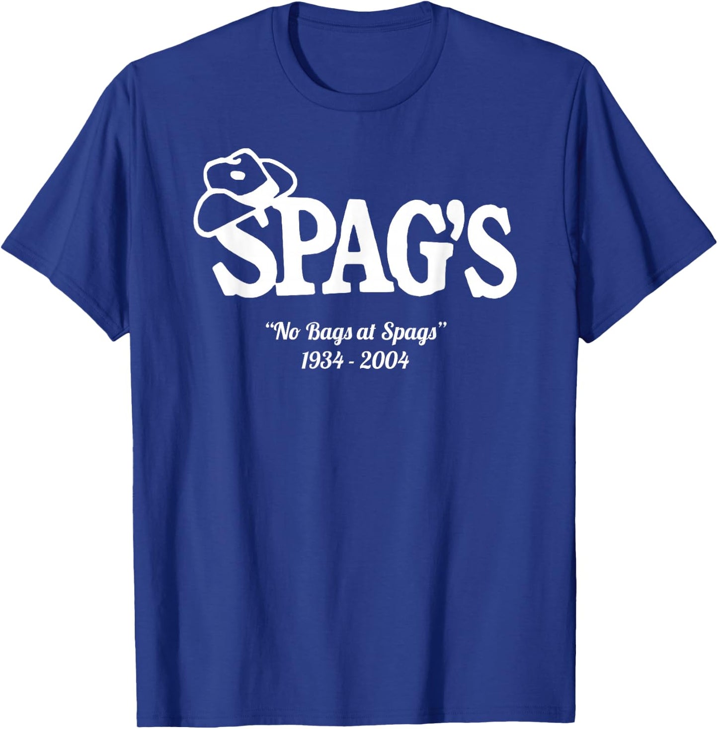 Spags, Massachusetts Vintage Retro Company Worcester T-Shirt - T-Shirt | Royal