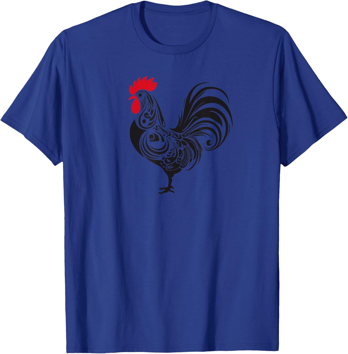 Rooster Country Farm Decor Chicken Gallo Gifts Rooster T-Shirt - T-Shirt | Royal
